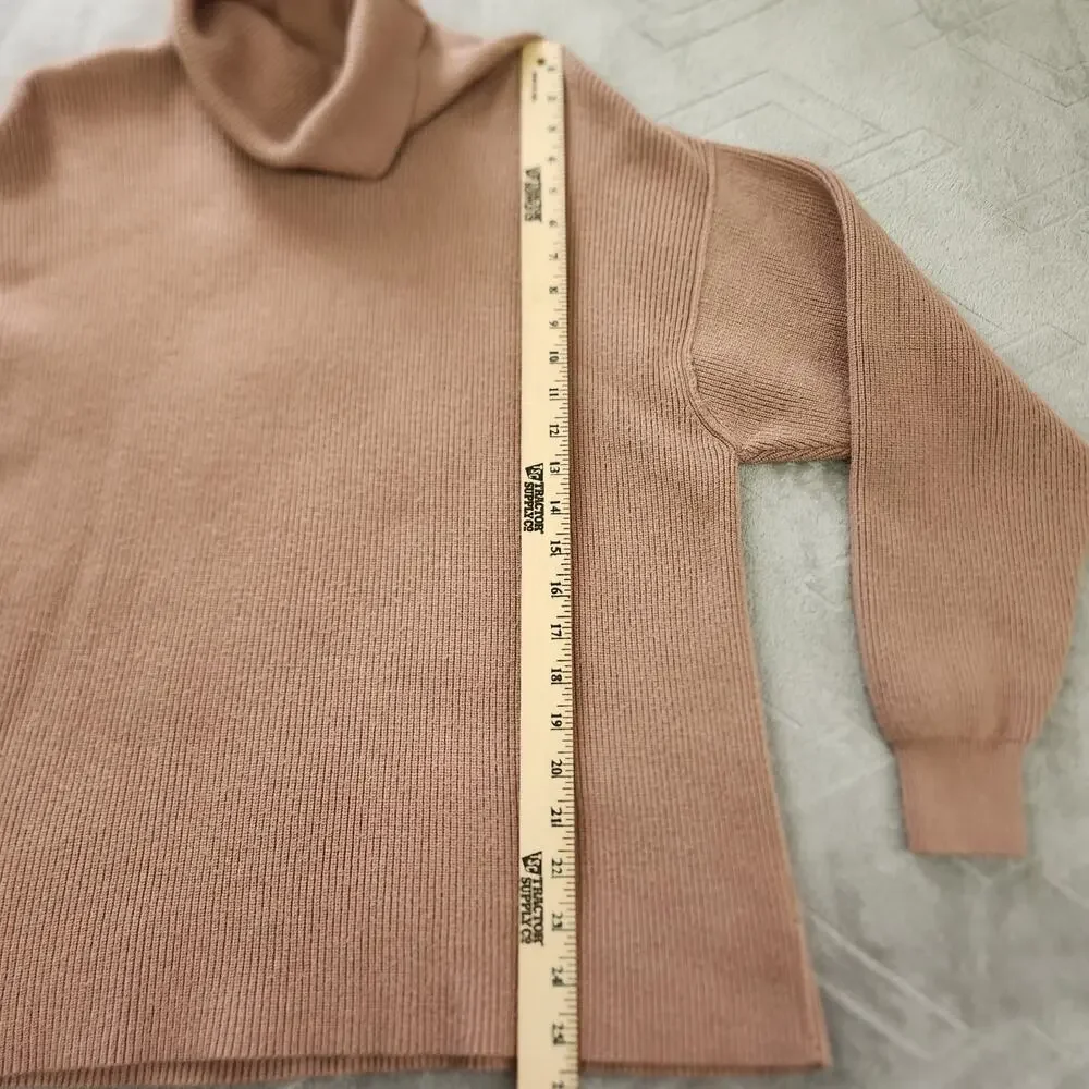 Free people pink turtleneck sweater XS